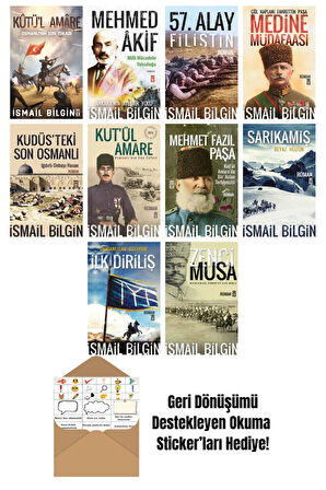 İsmail Bilgin 10 Kitap Seti + Okuma Sticker'ları