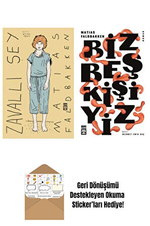 Matias Faldbakken 2 Kitap Seti + Okuma Sticker'ları