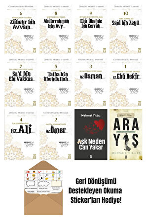 Mehmet Yıldız 12 Kitap Seti + Okuma Sticker'ları