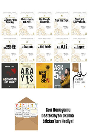Mehmet Yıldız 15 Kitap Seti + Okuma Sticker'ları