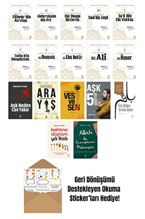 Mehmet Yıldız 17 Kitap Seti + Okuma Sticker'ları