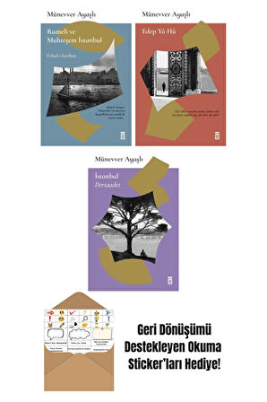 Münevver Ayaşlı 3 Kitap Seti + Okuma Sticker'ları
