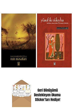Nazan Bekiroğlu 2 Kitap Seti + Okuma Sticker'ları