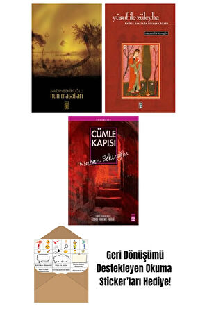 Nazan Bekiroğlu 3 Kitap Seti + Okuma Sticker'ları