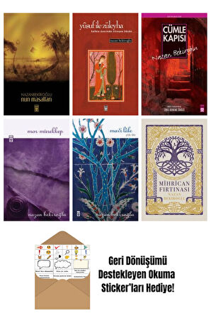 Nazan Bekiroğlu 6 Kitap Seti + Okuma Sticker'ları