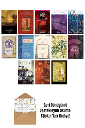 Nazan Bekiroğlu 13 Kitap Seti + Okuma Sticker'ları