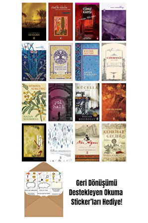Nazan Bekiroğlu 16 Kitap Seti + Okuma Sticker'ları