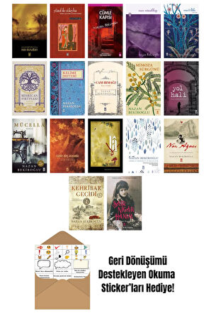 Nazan Bekiroğlu 17 Kitap Seti + Okuma Sticker'ları