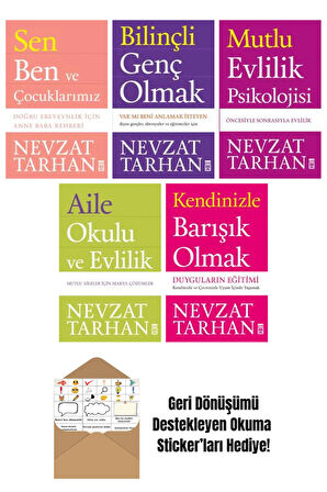 Nevzat Tarhan 5 Kitap Seti + Okuma Sticker'ları