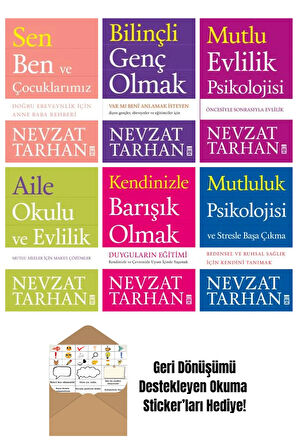 Nevzat Tarhan 6 Kitap Seti + Okuma Sticker'ları