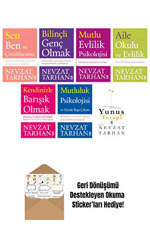 Nevzat Tarhan 7 Kitap Seti + Okuma Sticker'ları