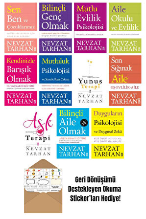 Nevzat Tarhan 11 Kitap Seti + Okuma Sticker'ları