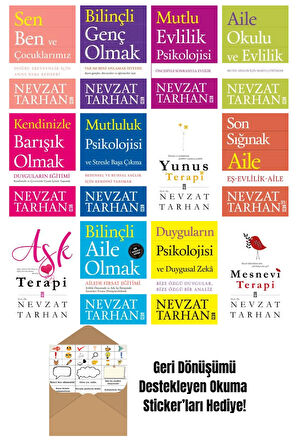 Nevzat Tarhan 12 Kitap Seti + Okuma Sticker'ları