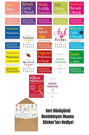 Nevzat Tarhan 17 Kitap Seti + Okuma Sticker'ları