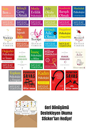 Nevzat Tarhan 23 Kitap Seti + Okuma Sticker'ları