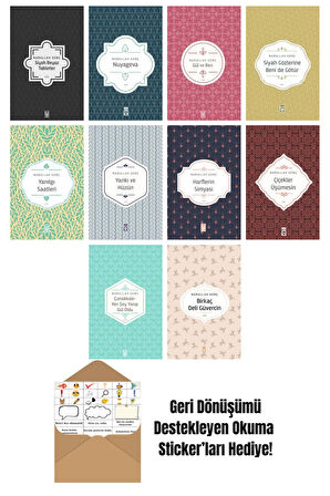 Nurullah Genç 10 Kitap Seti + Okuma Sticker'ları