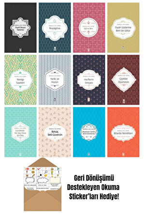 Nurullah Genç 12 Kitap Seti + Okuma Sticker'ları