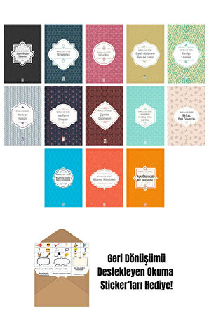Nurullah Genç 13 Kitap Seti + Okuma Sticker'ları