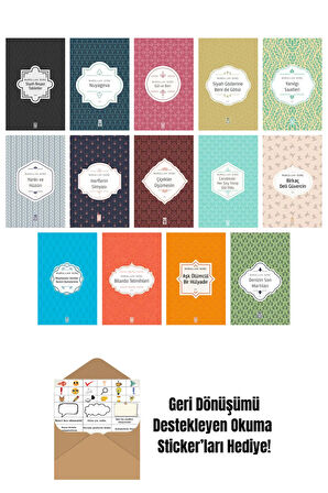 Nurullah Genç 14 Kitap Seti + Okuma Sticker'ları