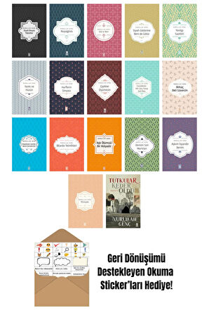 Nurullah Genç 17 Kitap Seti + Okuma Sticker'ları