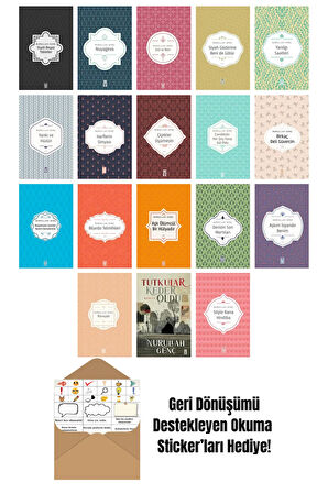 Nurullah Genç 18 Kitap Seti + Okuma Sticker'ları