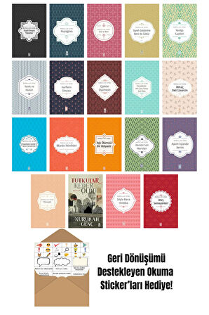 Nurullah Genç 19 Kitap Seti + Okuma Sticker'ları