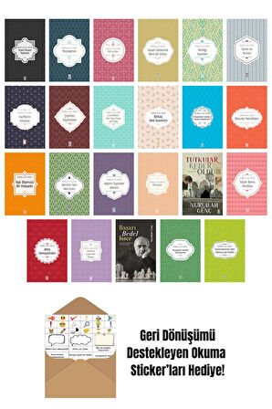 Nurullah Genç 23 Kitap Seti + Okuma Sticker'ları