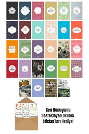 Nurullah Genç 28 Kitap Seti + Okuma Sticker'ları