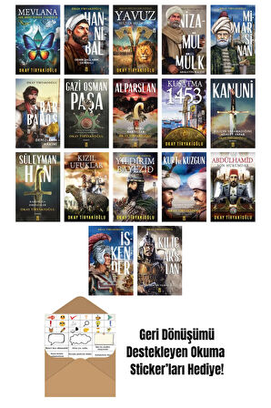 Okay Tiryakioğlu 17 Kitap Seti + Okuma Sticker'ları