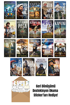 Okay Tiryakioğlu 19 Kitap Seti + Okuma Sticker'ları