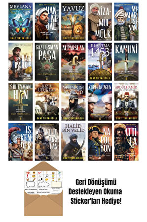 Okay Tiryakioğlu 20 Kitap Seti + Okuma Sticker'ları