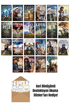 Okay Tiryakioğlu 22 Kitap Seti + Okuma Sticker'ları