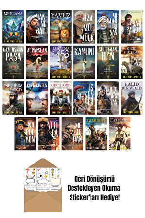 Okay Tiryakioğlu 23 Kitap Seti + Okuma Sticker'ları