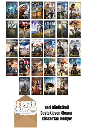 Okay Tiryakioğlu 28 Kitap Seti + Okuma Sticker'ları