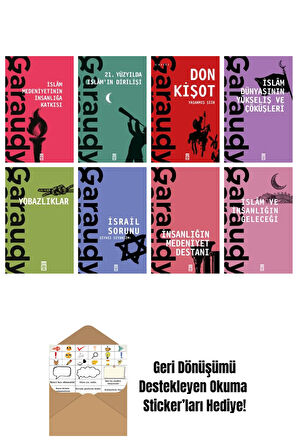 Roger Garaudy 8 Kitap Seti + Okuma Sticker'ları