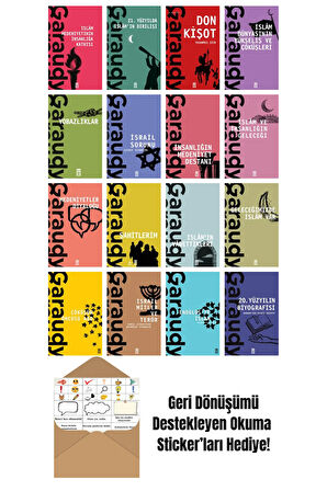 Roger Garaudy 16 Kitap Seti + Okuma Sticker'ları