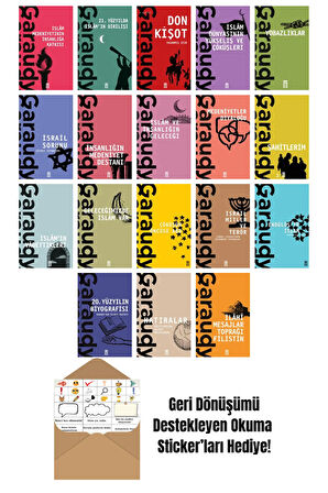 Roger Garaudy 18 Kitap Seti + Okuma Sticker'ları