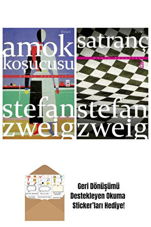 Stefan Zweig 2 Kitap Seti + Okuma Sticker'ları
