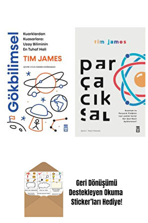 Tim James 2 Kitap Seti + Okuma Sticker'ları