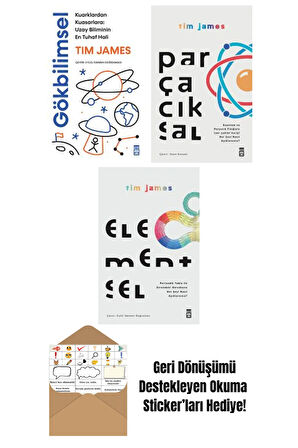 Tim James 3 Kitap Seti + Okuma Sticker'ları