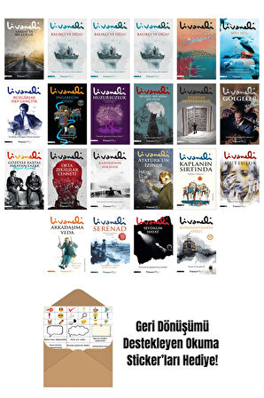 Zülfü Livaneli 22 Kitap Seti + Okuma Sticker'ları