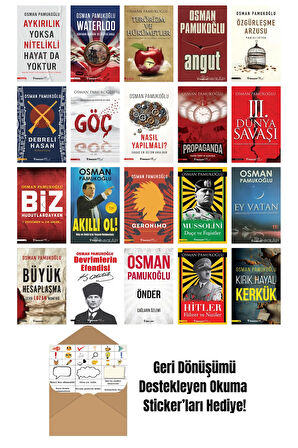 Osman Pamukoğlu 20 Kitap Seti + Okuma Sticker'ları