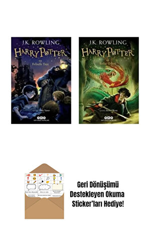 Harry Potter Serisi 1. Ve 2. Kitaplar + Okuma Sticker'ları