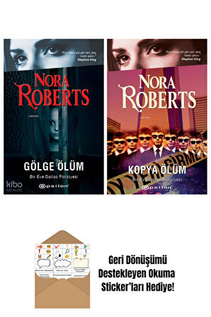 Nora Roberts 2 Kitap Seti + Okuma Sticker'ları