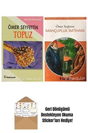 Ömer Seyfettin 2 Kitap Seti + Okuma Sticker'ları