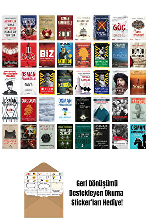 Osman Pamukoğlu 40 Kitap Seti + Okuma Sticker'ları