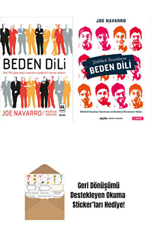Beden Dili 2 Kitap Set + Okuma Sticker'ları
