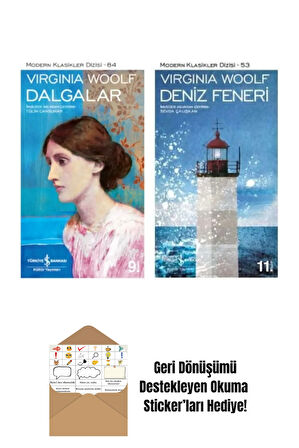 Virginia Woolf 2 Kitap Set + Okuma Sticker'ları