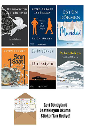 Üstün Dökmen 6 Kitap Seti + Okuma Sticker'ları