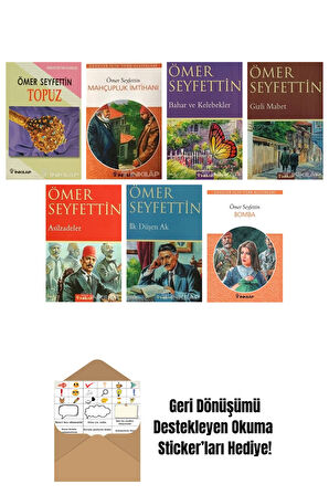Ömer Seyfettin 7 Kitap Seti + Okuma Sticker'ları